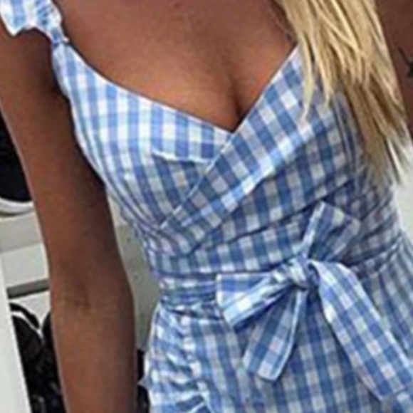 Sweet Threads Wrap Detail Mini Dress - Picture 4 of 8